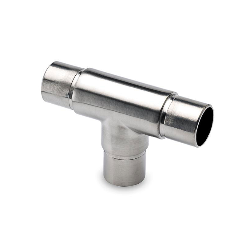 Raccord en t - &oslash;38.1mm Inox look - GFK-4430-840 - Linum