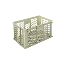 Euronorm 600x400x320mm - renforce 63l - fond & cotes ajoures - GGP-6322-093 - Linum