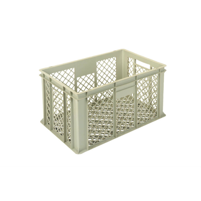 Euronorm 600x400x320mm - renforce 63l - fond & cotes ajoures - GGP-6322-093 - Linum