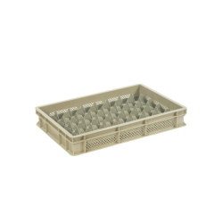 Casier a verres 40 comp. 600x400x100mm &Oslash;68mm - ajoure - GOP-9106-093 - Linum