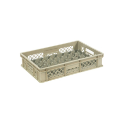 Casier a verres 40 comp. 600x400x130mm &Oslash;68mm - ajoure - GOP-9136-093 - Linum