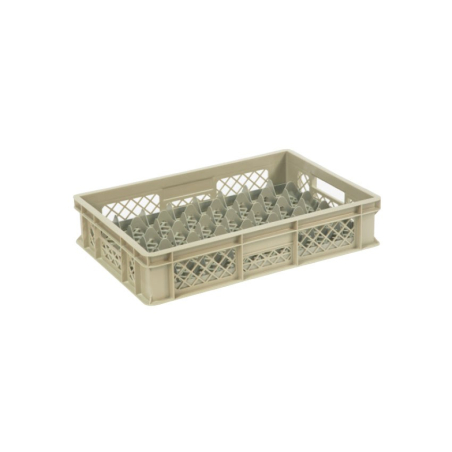 Casier a verres 40 comp. 600x400x130mm &Oslash;68mm - ajoure - GOP-9136-093 - Linum