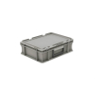 Bac euronorm 400x300x133 mm Avec couvercle et poignee - BUB-4120-050 - Linum