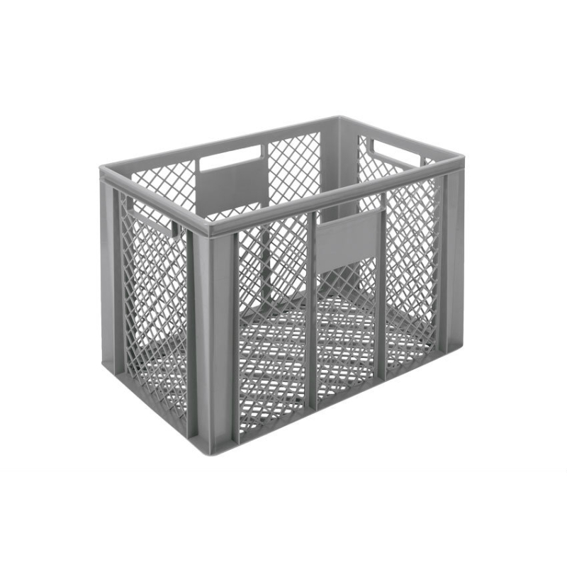 Euronorm 600x400x426mm - standard Fond & cotes ajoures - COP-6424-050 - Linum