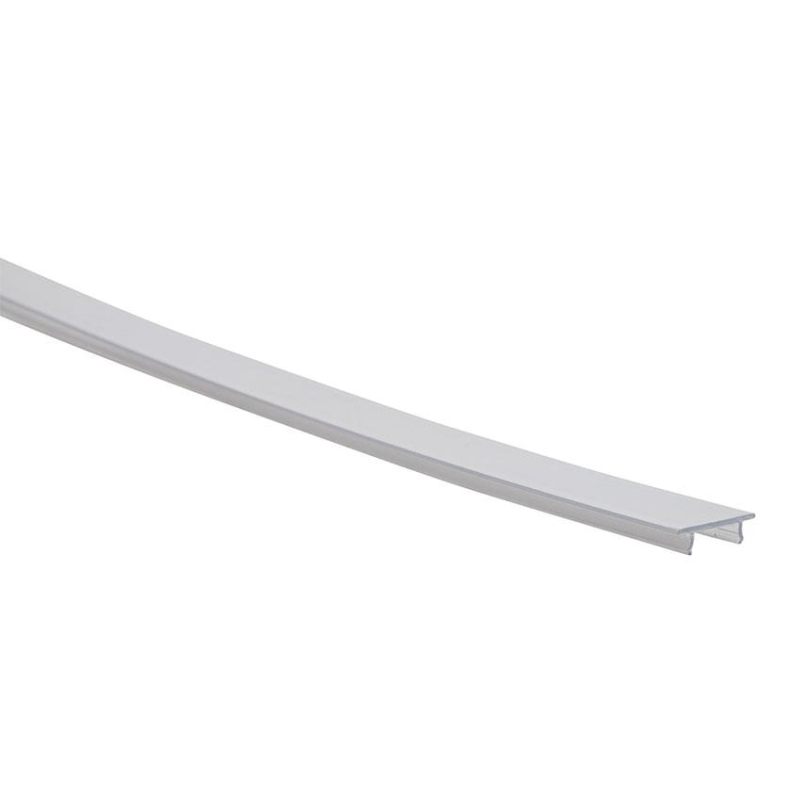 Profil clips en pvc pour cremaillere Look inox - longueur  3 m - SUP-6303-990 - Linum