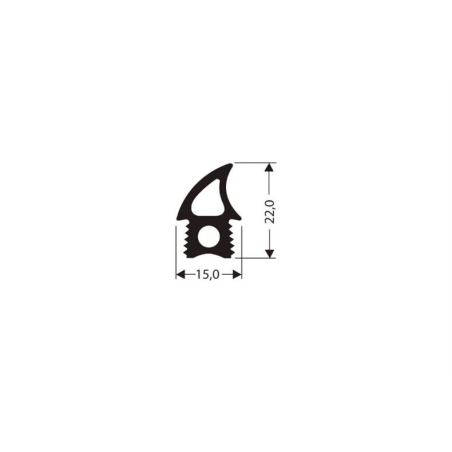 Bourrelet silicone haute temp&eacute;rature - JSO-0160-050 - Linum