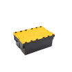 Bac Navette Ergonomique Noir avec Couvercle Color&eacute; - DPT-6255-080 - Linum