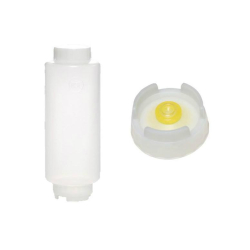 Bouteille Souple Membrane Moyenne avec Couvercle &agrave; Vis Blanc - 710ml - FFO-1426-000 - Linum