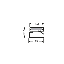 Joint de porte pour meubles frigo Profil Plat Aimant&eacute; - JPF-0240-050 - Linum
