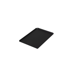 Plat de pr&eacute;sentation aspect 'smoke' en aluminium - LAL-3202-020 - Linum