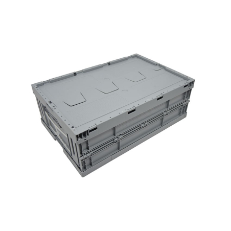 Bac Pliable Euronorm 600x400x220mm 39l avec Couvercle - FPM-6222-050 - Linum