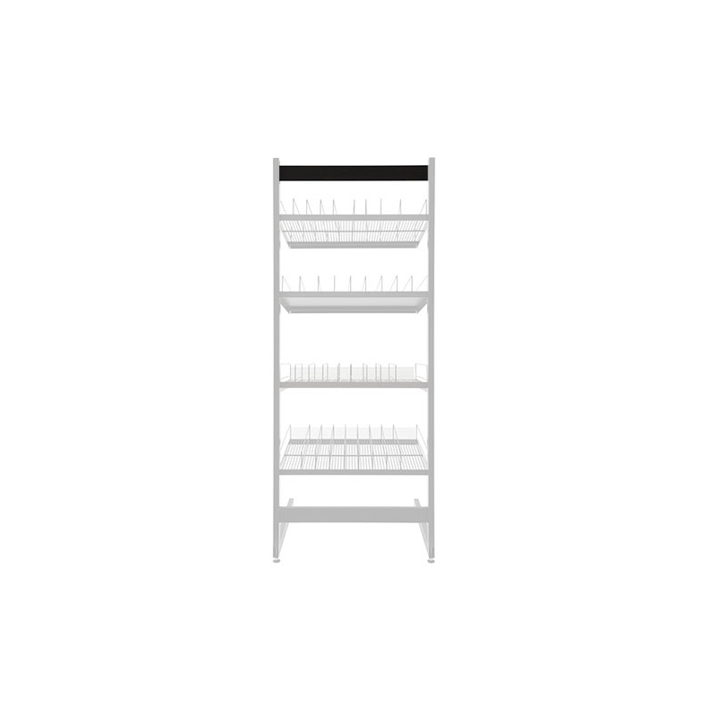 Rayonnages FIFO pour portes vitr&eacute;es Entretoise 660mm - FIF-9410-020 - Linum