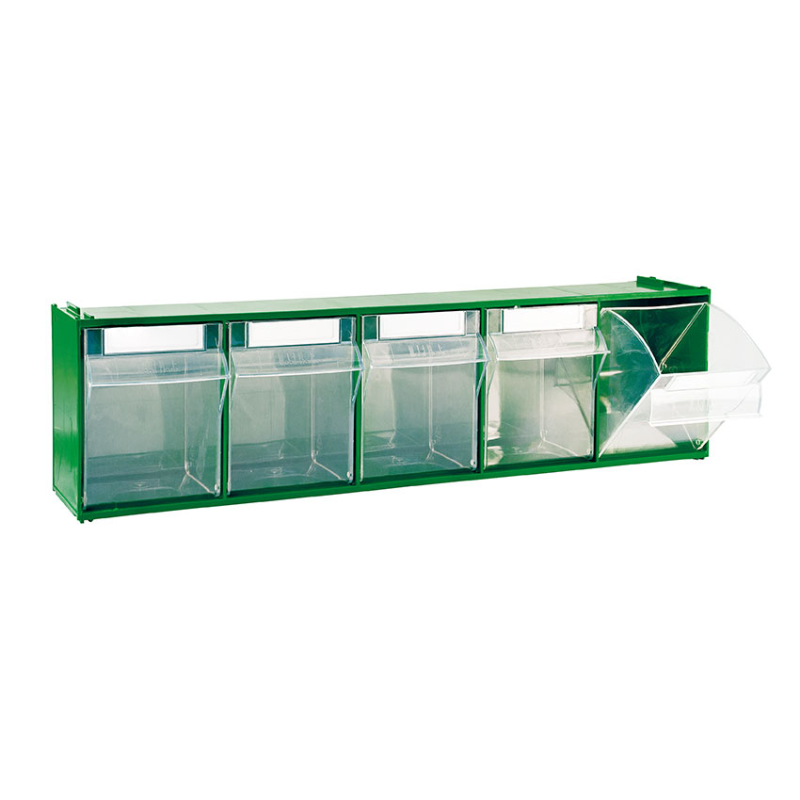 Bloc-tiroirs basculants 5 godets s&eacute;rie 7000 - STR-7003-040 - Linum