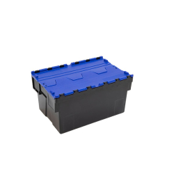 Bac Navette Ergonomique 600x400x310mm avec Couvercle Color&eacute; - DPT-6315-060 - Linum