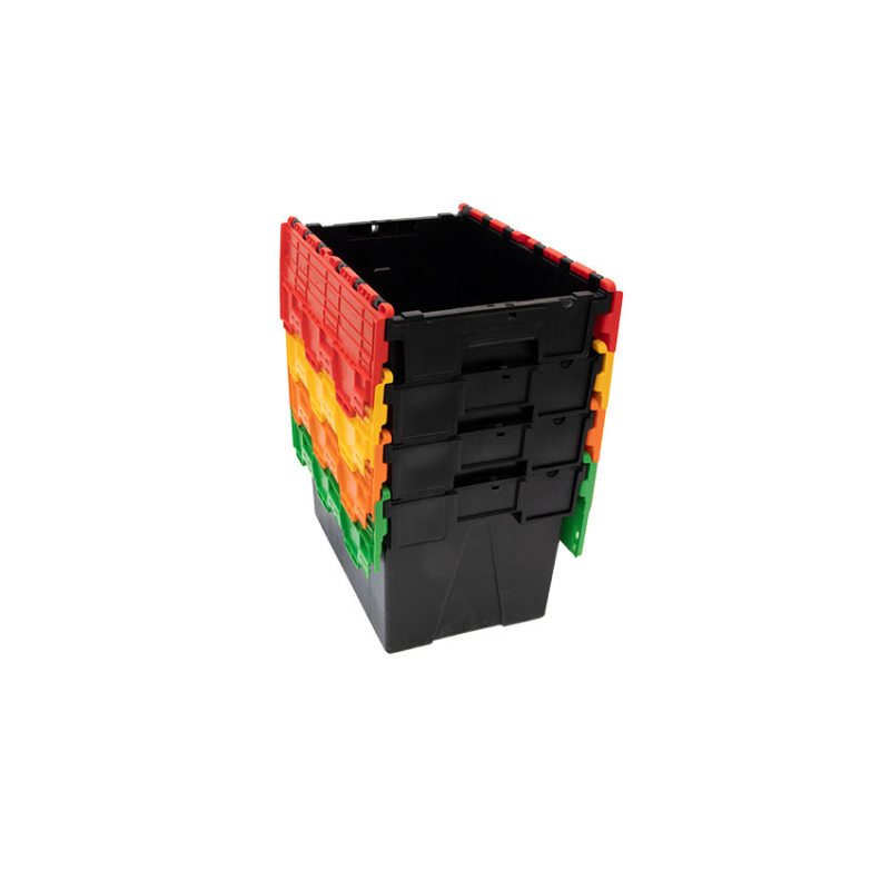 Bac Navette Ergonomique Noir avec Couvercle Color&eacute; - DPT-6315-072 - Linum