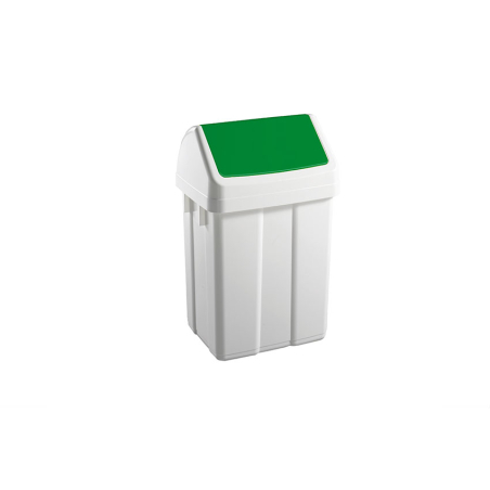 Poubelle &agrave; couvercle basculant 50L - WFB-0050-040 - Linum
