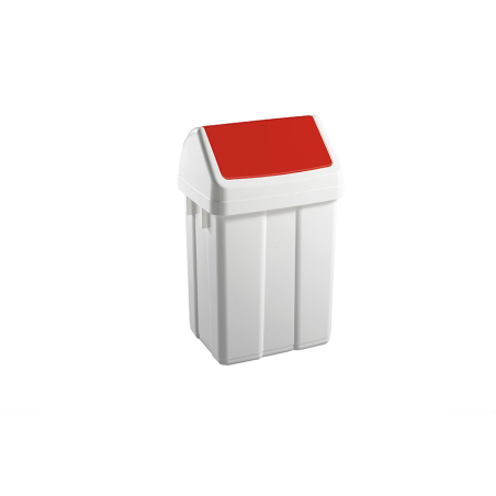 Poubelle &agrave; couvercle basculant 50L - WFB-0050-070 - Linum
