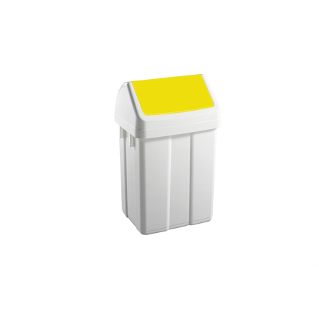Poubelle &agrave; couvercle basculant 50L efficace - WFB-0050-080 - Linum