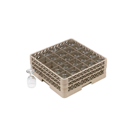 Casier &agrave; Verres H100 mm 25 Compartiments - TRX-0025-093 - Linum