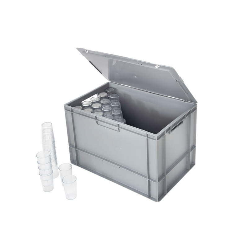 Coffret pour Gobelets Empilable avec Couvercle - BOC-6402-050 - Linum
