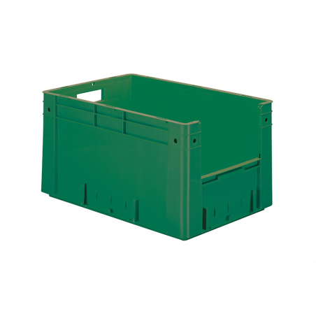 Bac Euronorm &agrave; Ouverture Frontale 600x400x320mm - SCC-6321-040 - Linum