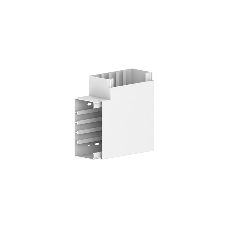 Goulotte de c&acirc;blage &eacute;lectrique Angle Int&eacute;rieur Droit 80x150mm - AGK-1423-010 - Linum