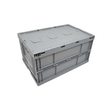 Bac Pliable Euronorm 600x400x320mm 59L avec Couvercle - FPM-6322-050 - Linum