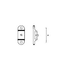 Console de Fixation de C&ocirc;t&eacute; pour Penderie - CHB-4340-000 - Linum