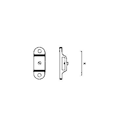 Console de Fixation de C&ocirc;t&eacute; pour Penderie - CHB-4340-000 - Linum