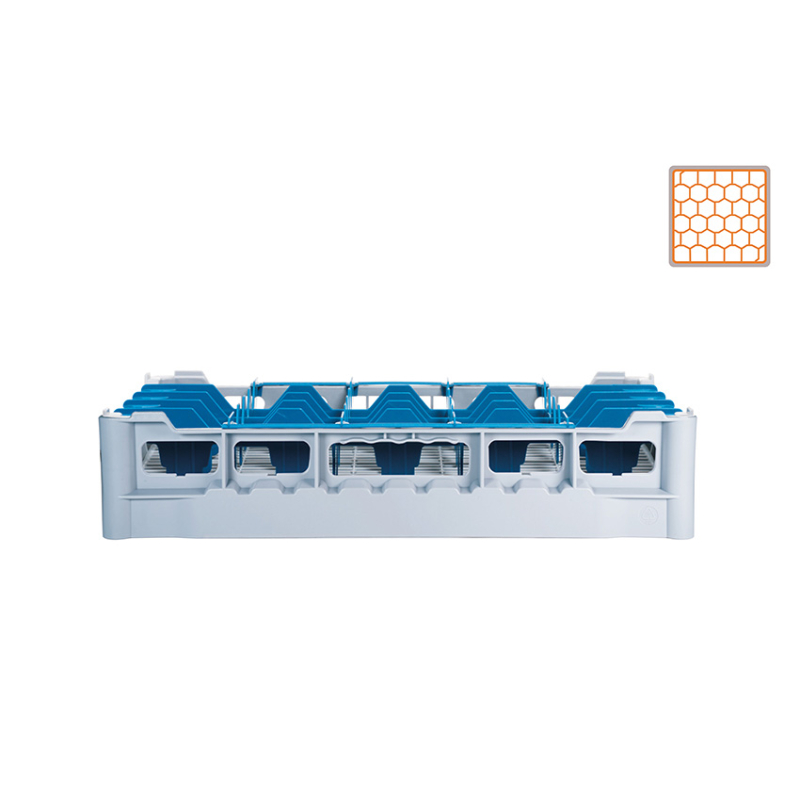Casier &agrave; Verres 30 Compartiments pour Verres Hauteur 73mm &Oslash;81mm - DWF-5073-072 - Linum