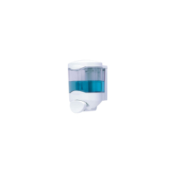 Distributeur de savon manuel en mati&egrave;re synth&eacute;tique ABS - LHV-1001-000 - Linum