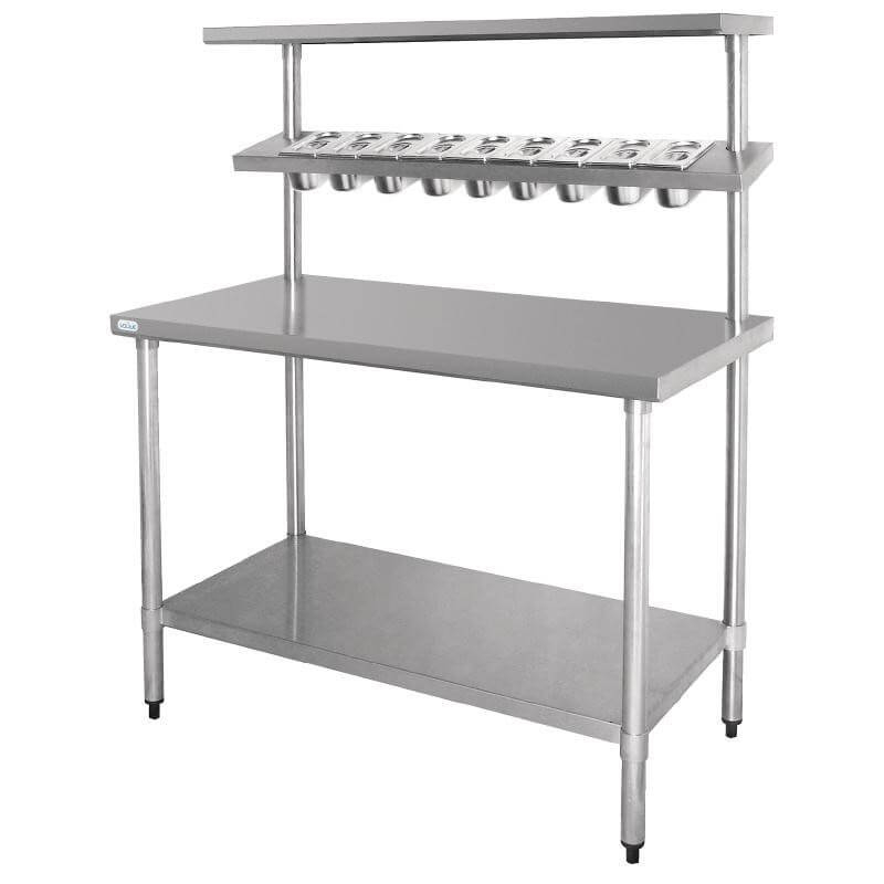 Table de pr&eacute;paration inox Vogue