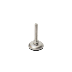 Pied de machine en acier inoxydable AISI 304 &Oslash;50MM M10 H60MM 14 kN - TSP-3115-000 - Linum