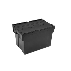 Bac Navette Ergonomique Noir avec Couvercle Color&eacute; - DPT-6405-020 - Linum