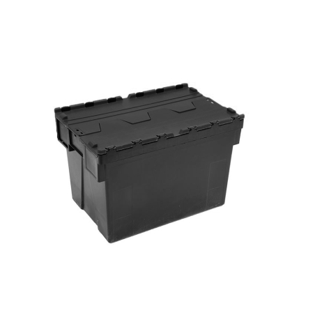 Bac Navette Ergonomique Noir avec Couvercle Color&eacute; - DPT-6405-020 - Linum