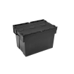 Bac Navette Ergonomique Noir avec Couvercle Color&eacute; - DPT-6405-020 - Linum