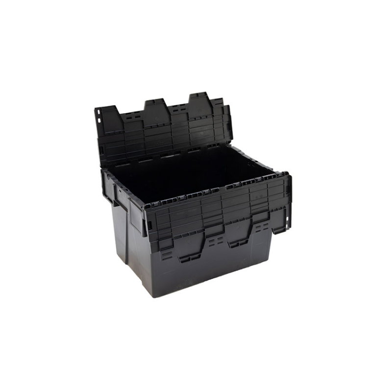 Bac Navette Ergonomique Noir avec Couvercle Color&eacute; - DPT-6405-020 - Linum