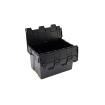 Bac Navette Ergonomique Noir avec Couvercle Color&eacute; - DPT-6405-020 - Linum