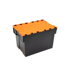 Bac Navette Ergonomique 600x400x400mm avec Couvercle Color&eacute; - DPT-6405-072 - Linum