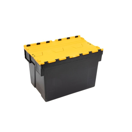 Bac Navette Ergonomique Noir avec Couvercle Color&eacute; - DPT-6405-080 - Linum
