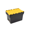 Bac Navette Ergonomique Noir avec Couvercle Color&eacute; - DPT-6405-080 - Linum
