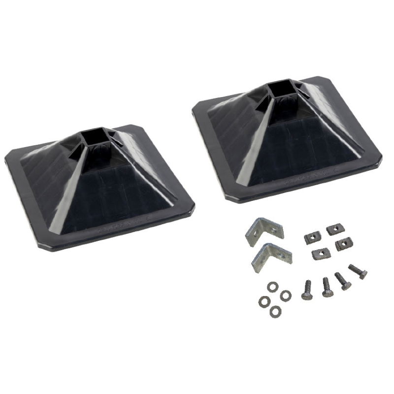 Pieds pour supports en H Avec Tapis Anti-Vibrations - ALX-1803-000 - Linum
