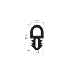 Bourrelet silicone haute temp&eacute;rature - JSO-0090-051 - Linum
