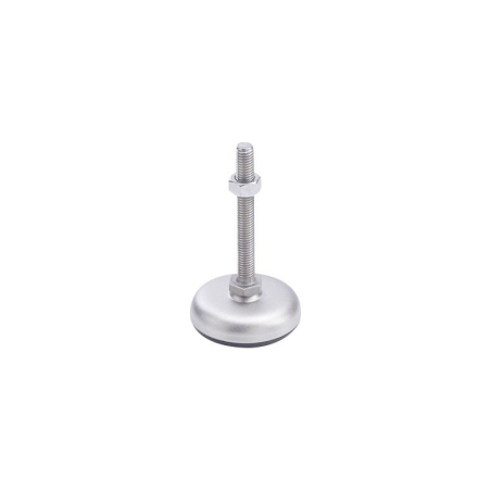 Pied de machine en AISI304 &Oslash;60mm, r&eacute;glable M12 H80mm 20 kN - TSP-3216-000 - Linum