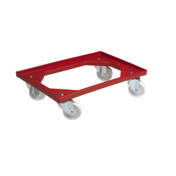 Chariot de Transport Budget Line 4 Roues Polyam. Pivotantes + Frchs Galv. - DOI-2000-070 - Linum