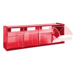 Bloc-tiroirs basculants 4 godets S&eacute;rie 7000 - STR-7004-070 - Linum