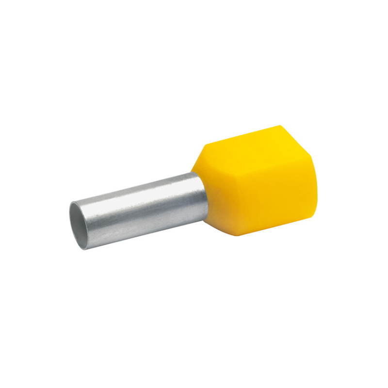 Accessoires &eacute;lectriques Embout isol&eacute; 2x6mm&sup2; L14mm - ELK-9035-080 - Linum