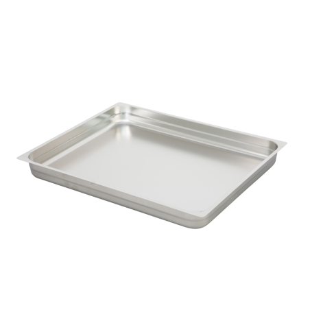 Bac gastronorme inox GN 2/1 60 MM Bord Plat PLEIN - GNP-2106-000 - Linum