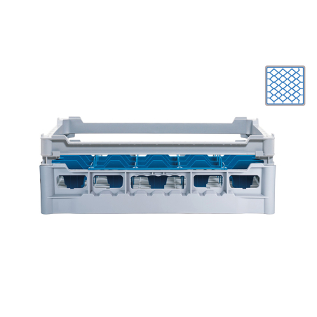 Casier &agrave; verres 44 compartiments pour verres jusqu'&agrave; H:120mm &Oslash;67mm - DWF-5120-061 - Linum