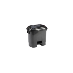 Poubelle &agrave; p&eacute;dale et couvercle color&eacute; 30L - WPP-0130-020 - Linum